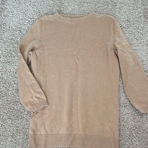 100% Cashmere Women's Tan Sweater